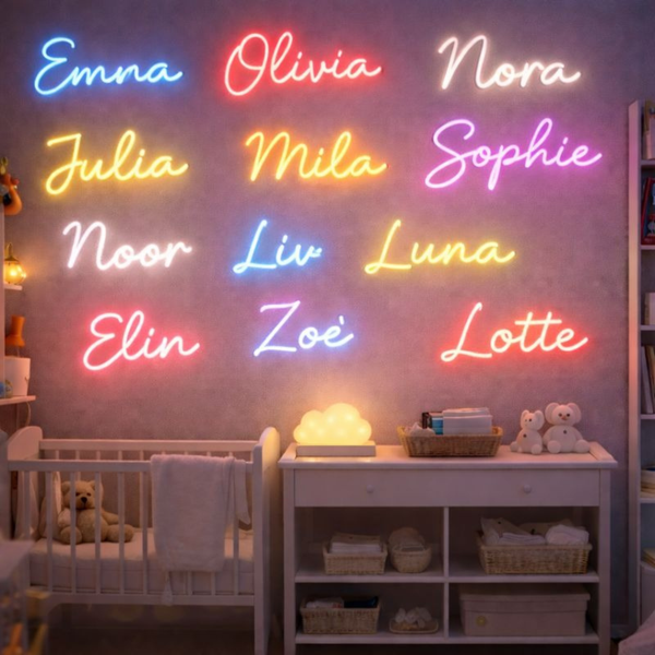 Personalisierte Namenslampe mit Wunschtext – GlowName LED-Neon